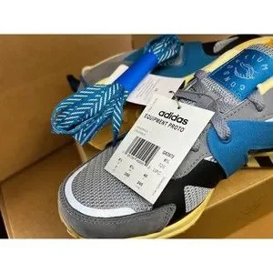 Men\'s - NEW adidas Equipment Proto Grey Blue Teal Retro Sneakers Trainer GX3970 Men main image 3